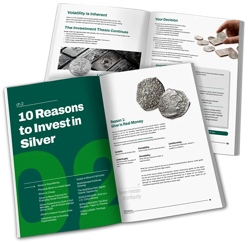 The Silver Investing Guide Open Book