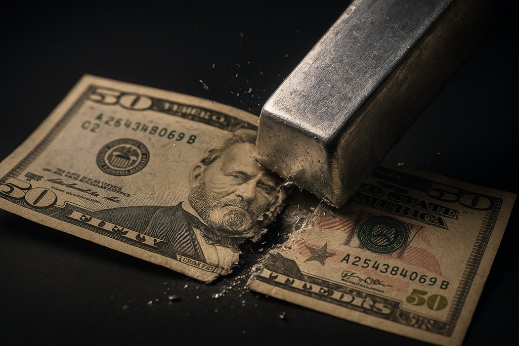 silver breaking through $50