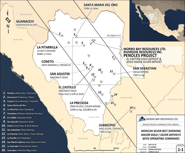 Mexican silver deposits